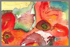 241 Art-money 2009-05 - Akvarel p� papir 18 x 12 cm - Alettes Maleri (akvarel og akryl)
